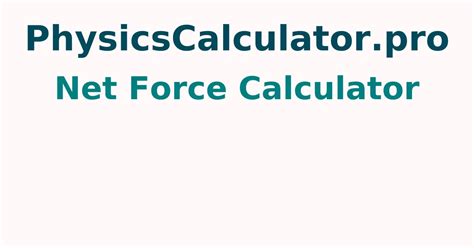 calculate the resultant force|Online Net Force Calculator .